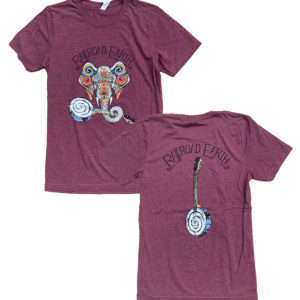 Railroad Earth - Official Merch Shop - T-Shirts - Maroon Elephant