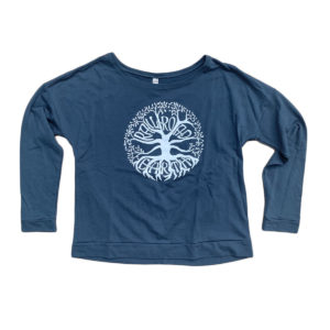 Railroad Earth - Official Merch Shop - Long Sleeve T-Shirt - Blue Women's Shirt